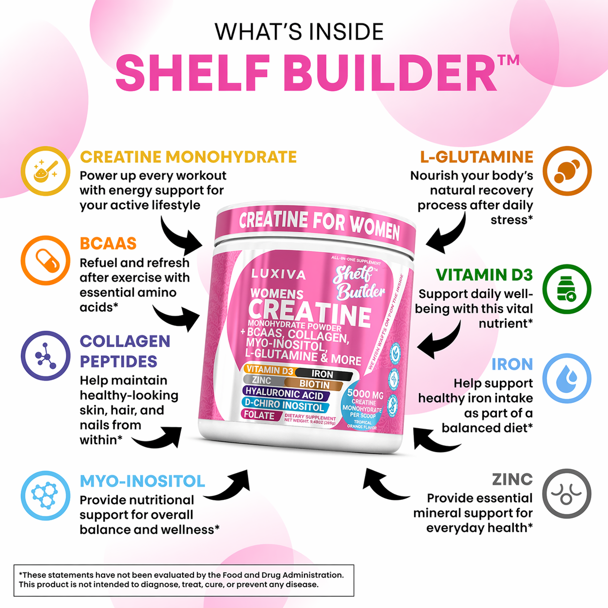 Women's Creatine Monohydrate Powder